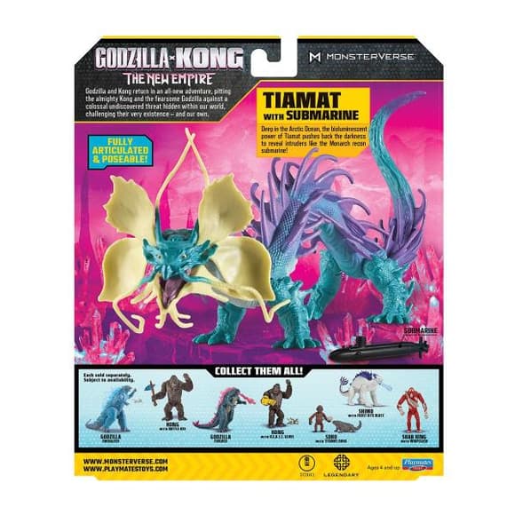 Фігурка GODZILLA VS. KONG – ТІАМАТ З ПІДВОДНИМ ЧОВНОМ (35214)