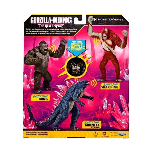 Фігурка Godzilla vs. Kong Конг готовий до бою 18 см зі звуком (35507)