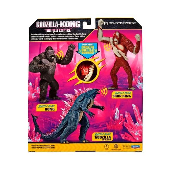 Фігурка Godzilla vs. Kong Скар Кінг готовий до бою 18 см зі звуком (35508G)