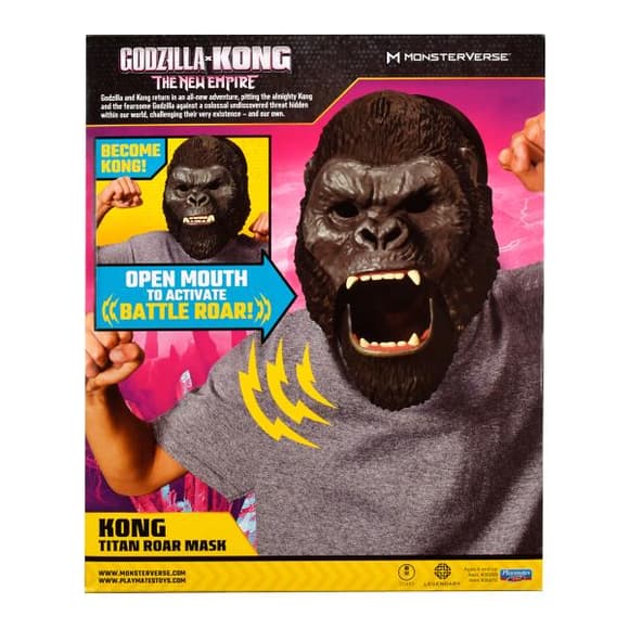 Интерактивная игрушка Godzilla vs. Kong Маска Конга со звуком (35672)