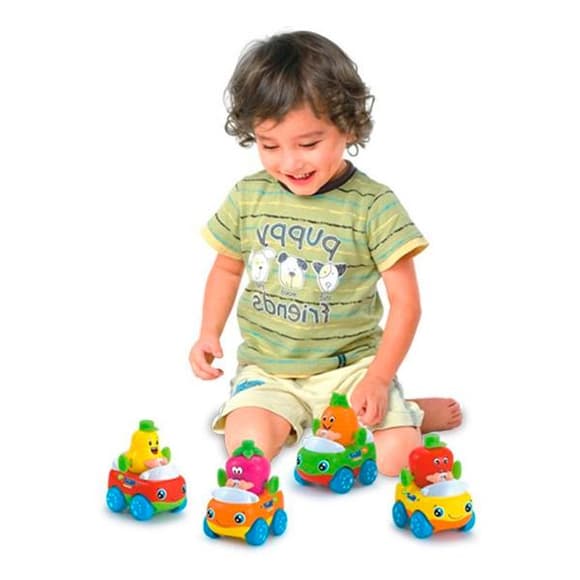 Набір м ашинок Hola Toys Тутті-Фрутті 8 шт. (356A)
