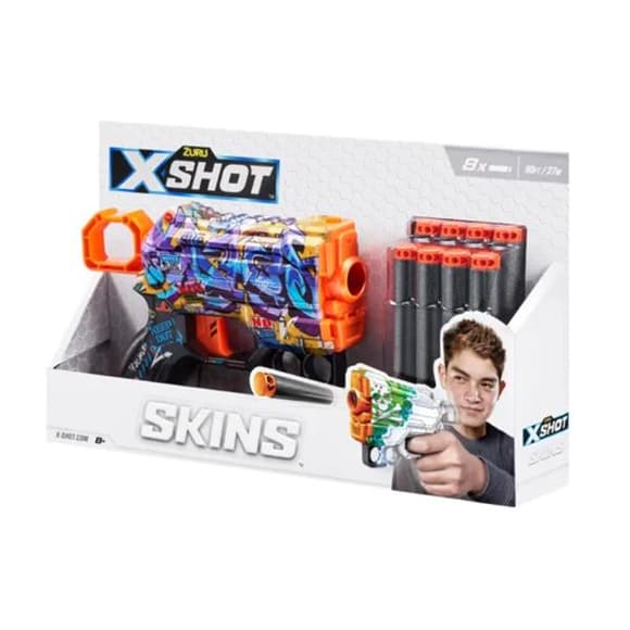 Швидкострільний бластер X-Shot Skins Menace Spray Tag 8 патронів (36515D)