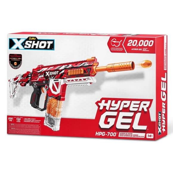 Швидкострільний бластер X-Shot Hyper Gel large 20 000 гелевих кульок (36620R)