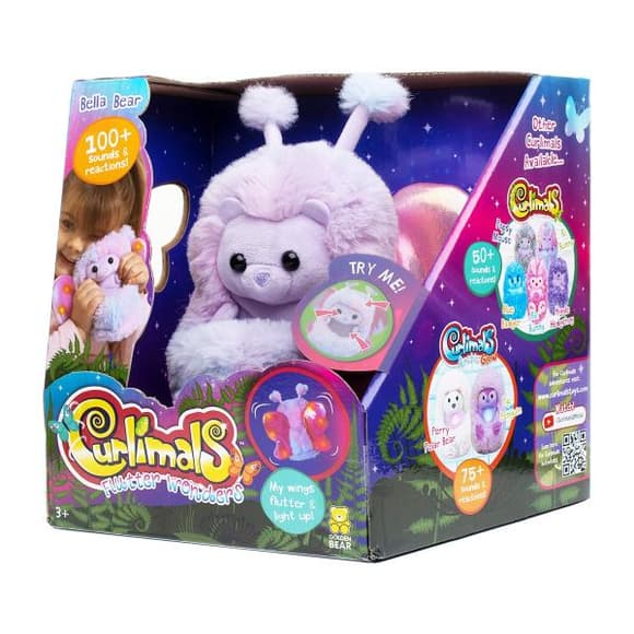 Интерактивная игрушка Curlimals Flutter Wonders Медведица Белла (3729)