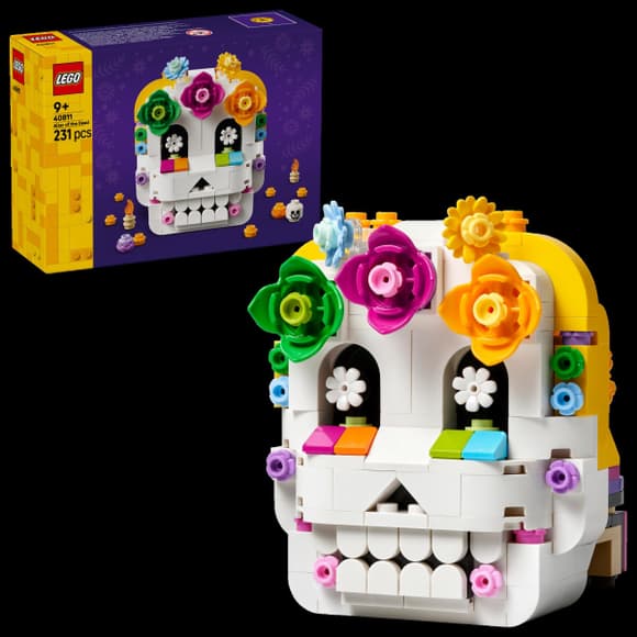 Конструктор LEGO® Вівтар мертвих Dia De Los Muertos Декор із черепом (40811)