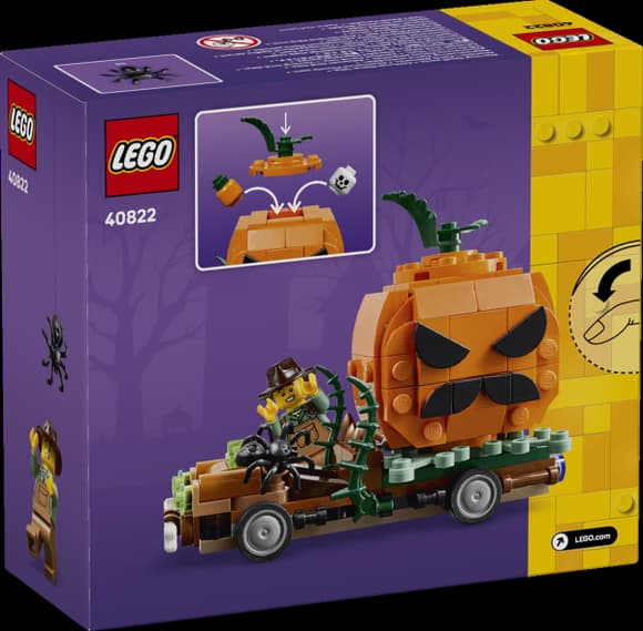 Конструктор LEGO® Пікап Джека-Ліхтаря Творчий іграшковий набір до Гелловіна (40822)