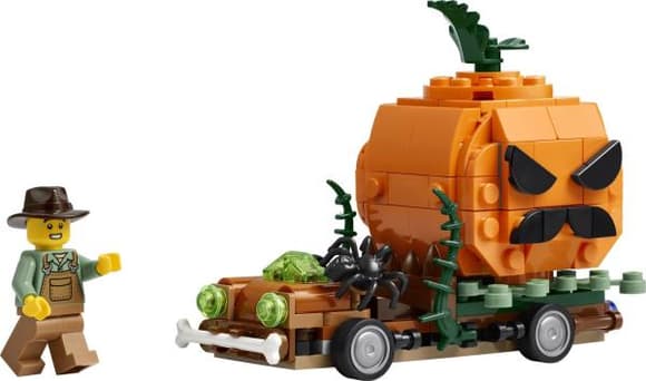 Конструктор LEGO® Пікап Джека-Ліхтаря Творчий іграшковий набір до Гелловіна (40822)