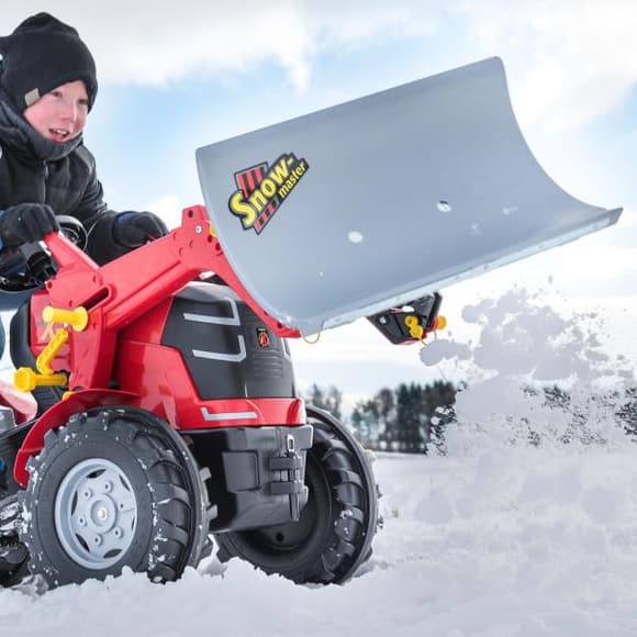 Відвал снігоприбиральний Rolly Toys RollySnow Master для веломобілів сірий (409617)
