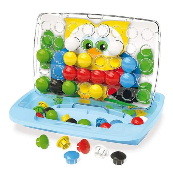 Детская мозаика Quercetti Pixel Junior 48 фишек и доска-кейс (4210-Q)