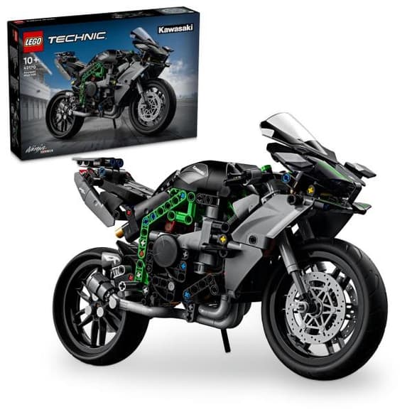 Конструктор LEGO Technic Мотоцикл Kawasaki Ninja H2R 643 детали (42170)