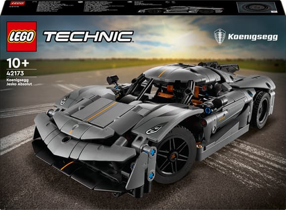 Конструктор LEGO Technic Koenigsegg Jesko Absolut сірий гіперкар 801 деталь (42173)