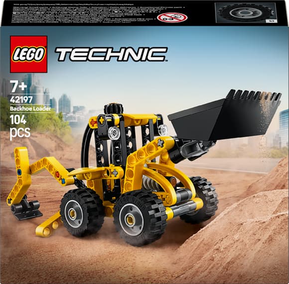 Конструктор LEGO Technic Екскаватор-навантажувач 104 деталі (42197)