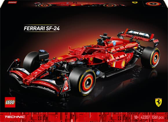 Конструктор LEGO Technic Автомобіль F1 Ferrari SF-24 1361 деталь (42207)