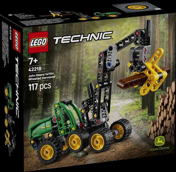 Конструктор LEGO Technic Колісний комбайн John Deere 1470H 117 Деталей (42218)
