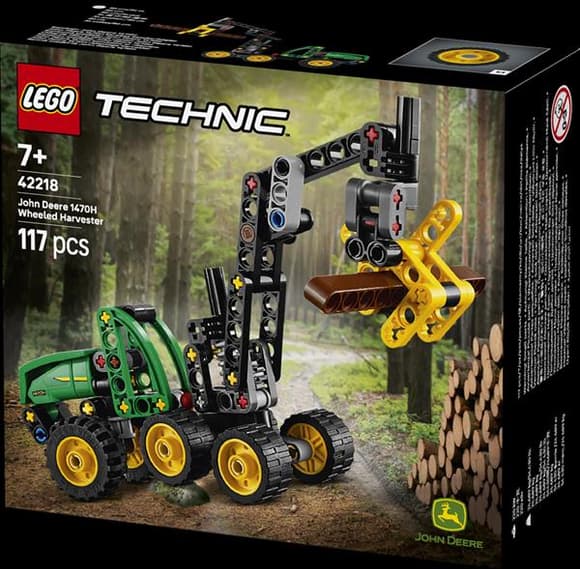 Конструктор LEGO Technic Колісний комбайн John Deere 1470H 117 Деталей (42218)