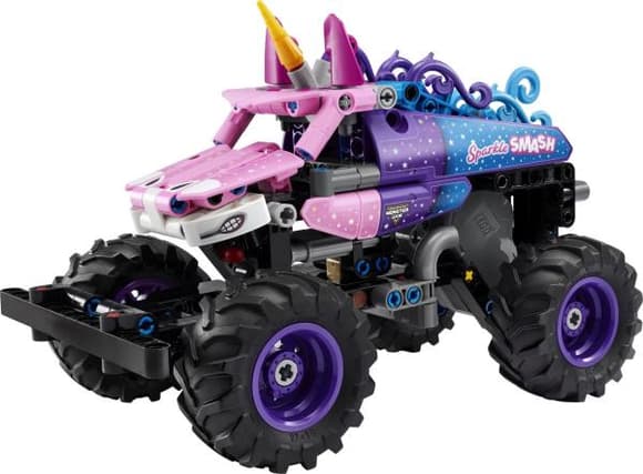 Конструктор LEGO Technic Monster Jam™ Sparkle Smash™ с функцией «Pull-Back» 243 Детали(42220)