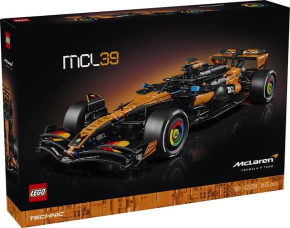 Конструктор LEGO® Technic Автомобиль McLaren MCL39 F1®, 585 деталей (42228)