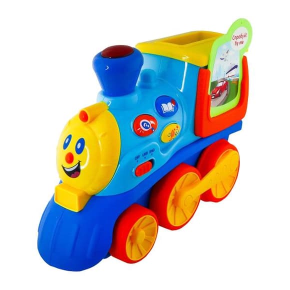 Интерактивная игрушка Kiddi Smart Поезд Смарти украинский и английский (4231T-KS)