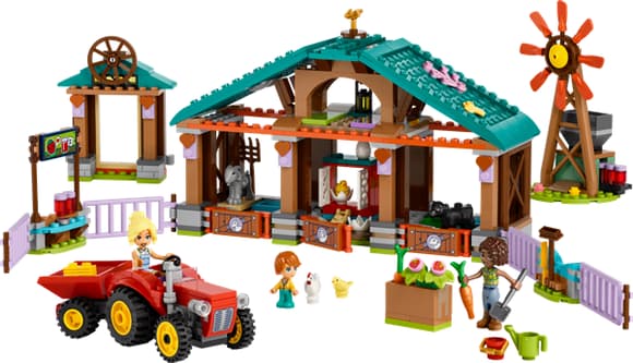Конструктор LEGO Friends Притулок для сільськогосподарських тварин 489 деталей (42617)
