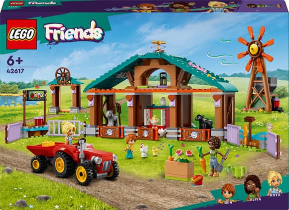Конструктор LEGO Friends Притулок для сільськогосподарських тварин 489 деталей (42617)