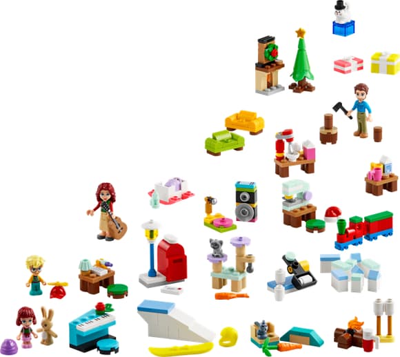 Ново річний адвент-календар 2024 LEGO Friends 272 деталей (42637)