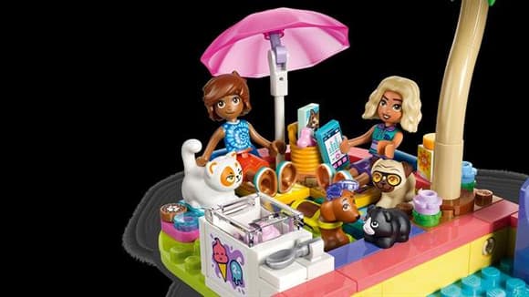 Конструктор LEGO® Friends Веселый день в аквапарке Набор конструктора, 278 деталей (42676)