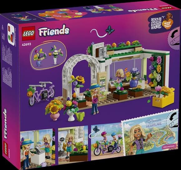 Конструктор LEGO® Friends Творча квіткова крамниця, 377 деталі (42693)