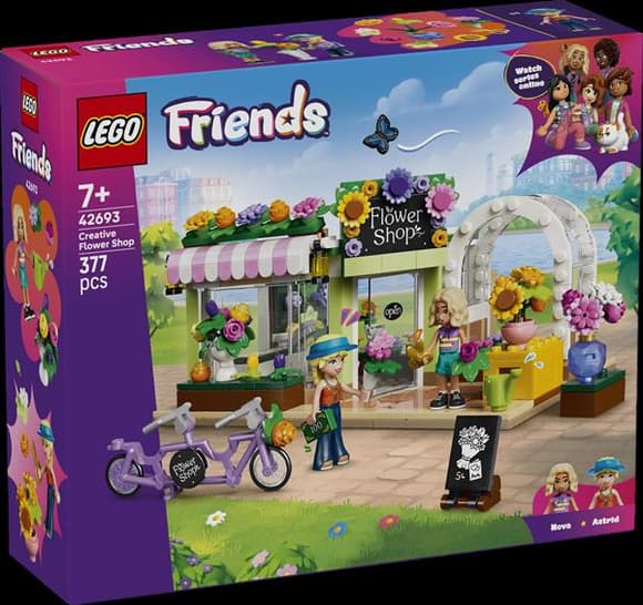 Конструктор LEGO® Friends Творча квіткова крамниця, 377 деталі (42693)