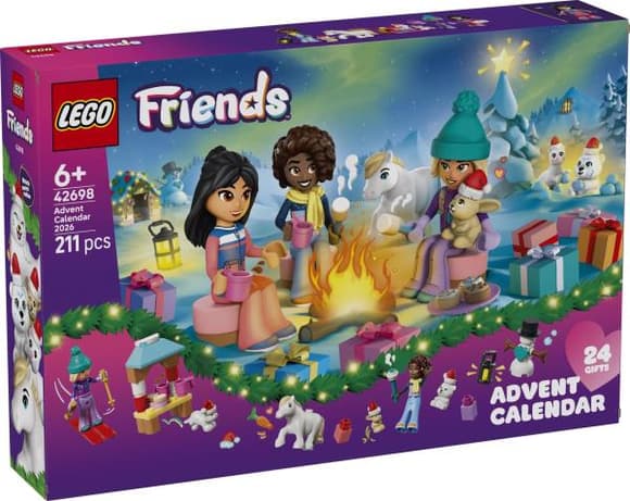 Конструктор LEGO® Friends Адвент-календар 2026 Різдвяна іграшка (42698)