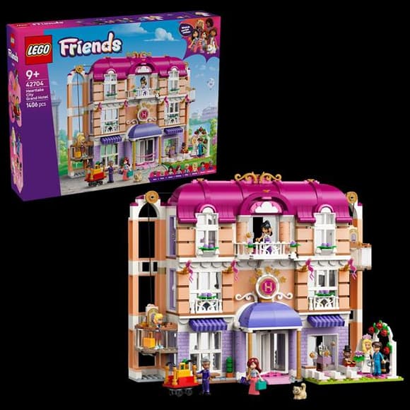 Конструктор LEGO® Friends Гранд-готель у Хартлейк-Сіті, 1406 деталей (42704)
