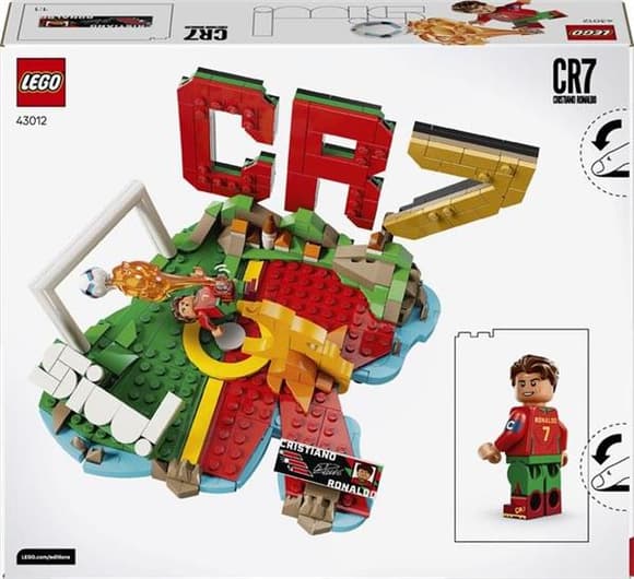 Конструктор LEGO® Editions Кріштіану Роналду — найкращі моменти футбольних матчів, 490 деталей (43012)