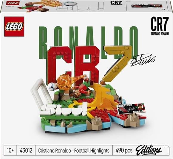 Конструктор LEGO® Editions Кріштіану Роналду — найкращі моменти футбольних матчів, 490 деталей (43012)