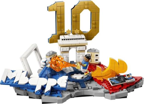 Конструктор LEGO® Editions Кіліан Мбаппе — найкращі моменти футбольних матчів, 490 деталей (43013)