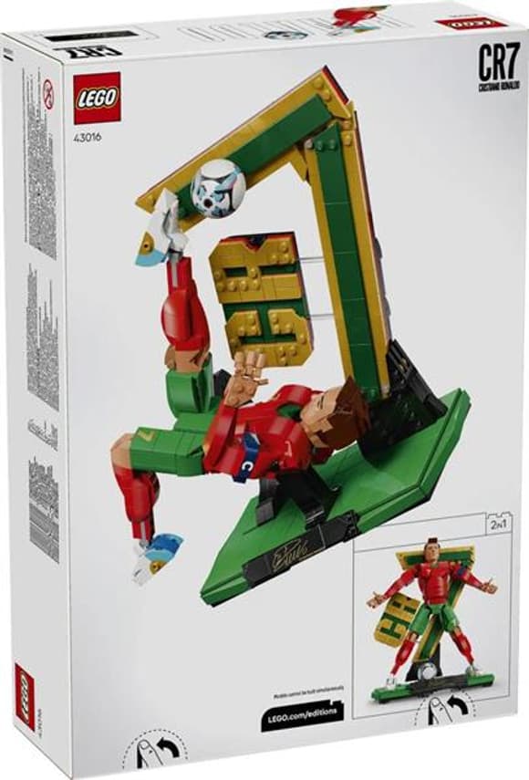 Конструктор LEGO® Editions Криштиану Роналду — легенда футбола, 854 детали (43016)