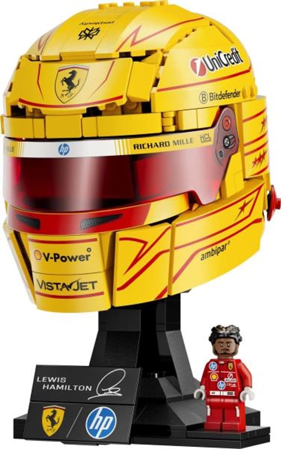Конструктор LEGO® Editions Шлем Льюиса Хэмилтона c команды Scuderia Ferrari HP, 884 деталей (43022)