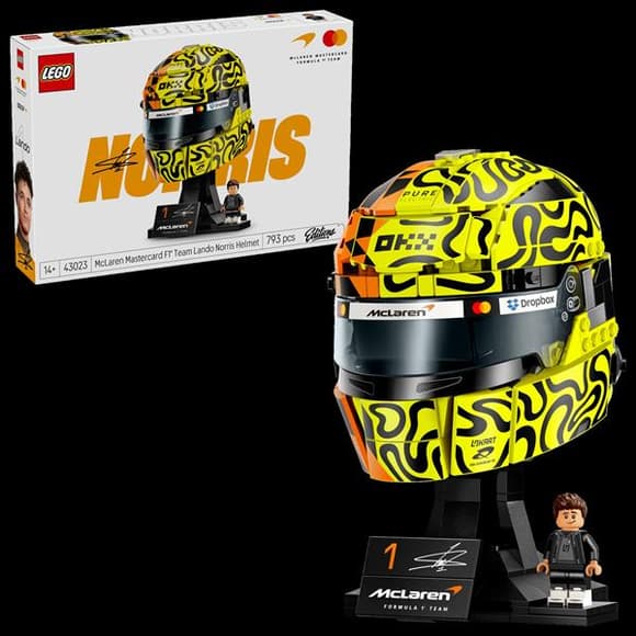 Конструктор LEGO® Editions Шлем Ландо Норріса c команды McLaren, 793 детали (43023)