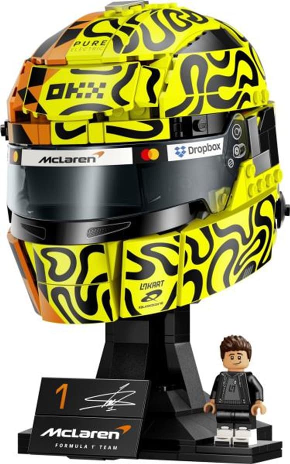 Конструктор LEGO® Editions Шлем Ландо Норріса c команд ы McLaren, 793 детали (43023)