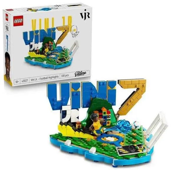 Конструктор LEGO® Editions Вінісіус Жуніор — найкращі моменти футбольних матчів, 510 деталей (43027)