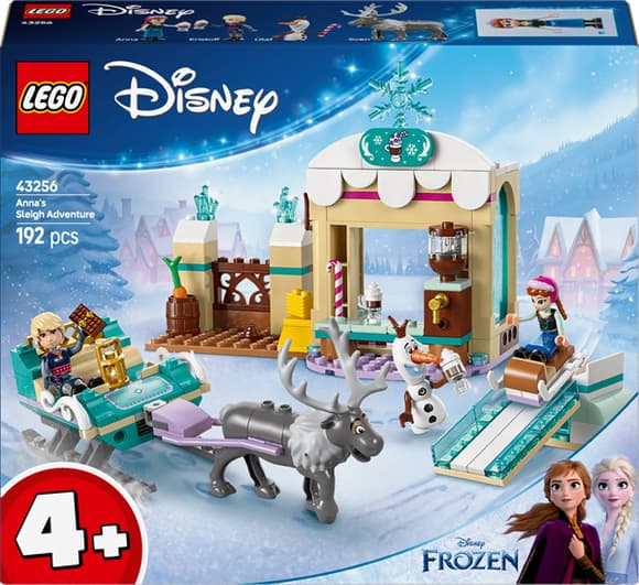Конструктор LEGO Disney Крижане серце Пригоди Анни на санях 192 деталі (43256)