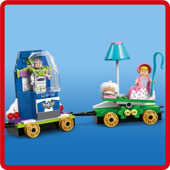 Конструктор LEGO Disney та Pixar Святкування з Історії Іграшок потяг і авто для перегонів 206 деталей (43264)