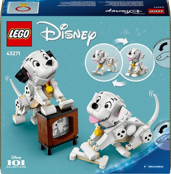 Конструктор LEGO Disney Лакі та Пенні 101 далматинець 268 деталей (43271)