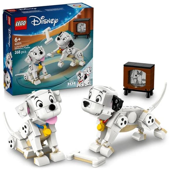 Конструктор LEGO Disney Лакі та Пенні 101 далматинець 268 деталей (43271)