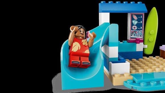 Конструктор LEGO® Disney Веселощі на пляжі з Ліло і Стічем, 113 деталей (43280)