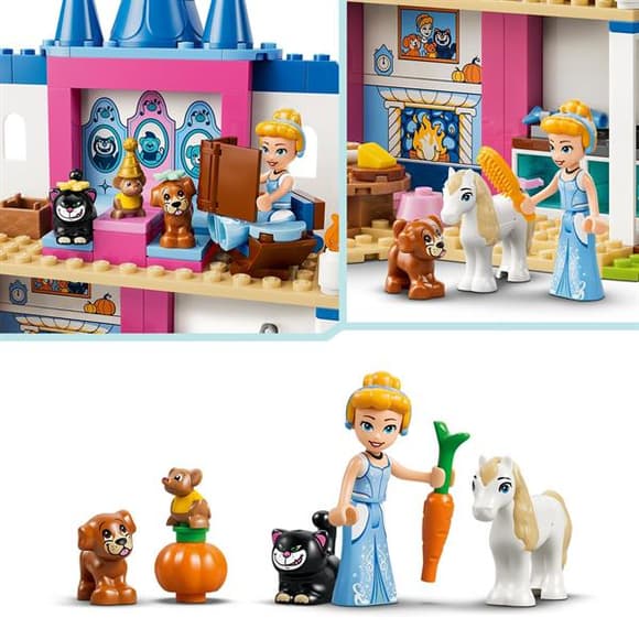 Констурктор LEGO® Disney Принцеса Замок Попелюшки та її друзів-тварин, 149 деталей (43283)