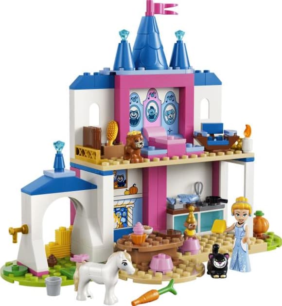 Конструктор LEGO® Disney Принцесса Замок Золушки и её друзей-животных, 149 деталей (43283)