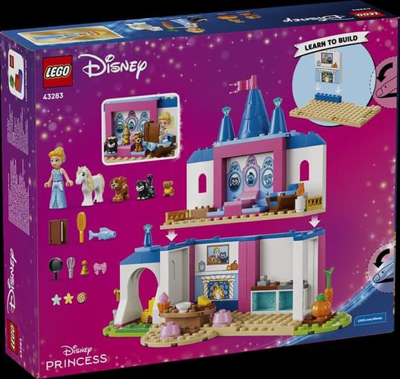Констурктор LEGO® Disney Принцеса Замок Попелюшки та її друзів-тварин, 149 деталей (43283)