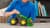 Машинка Трактор John Deere Kids Monster Treads з ковшем і великими колесами (47327)