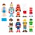 Набір магнітів Viga Toys Гардероб хлопчика (50021)