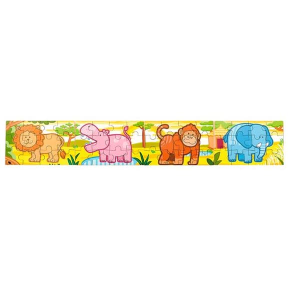 Деревянный пазл Viga Toys Джунгли 4 в 1, 48 эл. (50068)