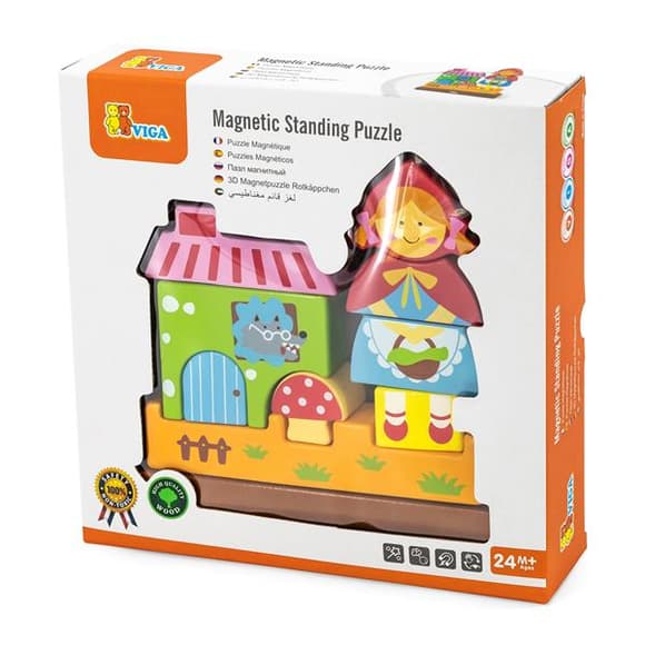 Магнитный пазл Viga Toys Красная Шапочка (50075)